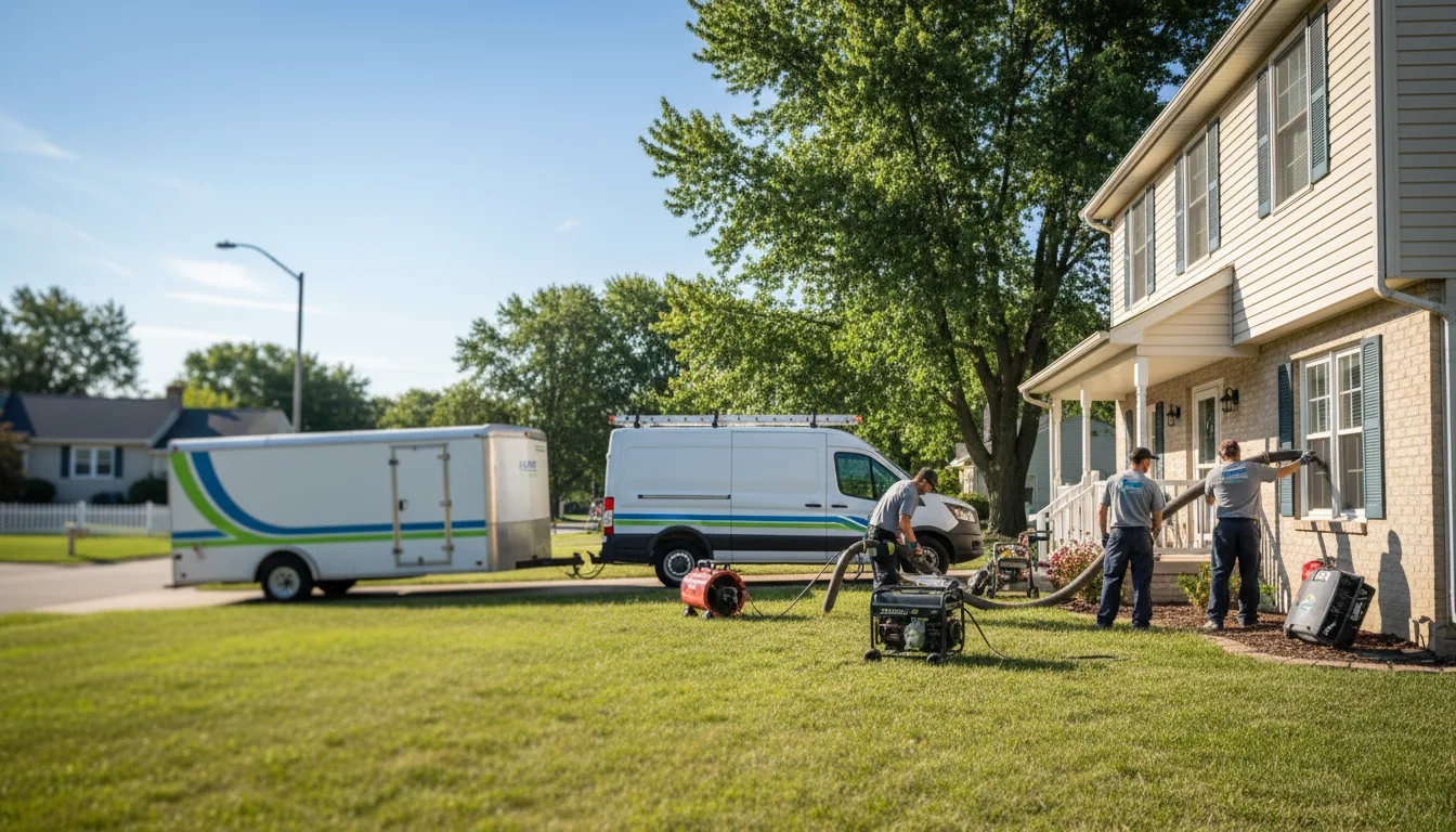 Flooded Basement Restoration And Cleanup With Repair in Rueter, MO near me